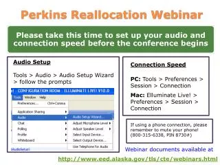 Perkins Reallocation Webinar