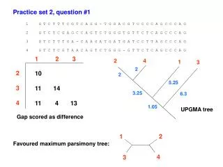 Practice set 2, question #1