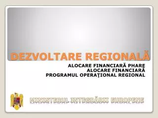 dezvoltare regional