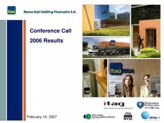 Conference Call 2006 Results