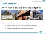 STAFF BRIEFING - slide 1
