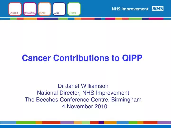 cancer contributions to qipp