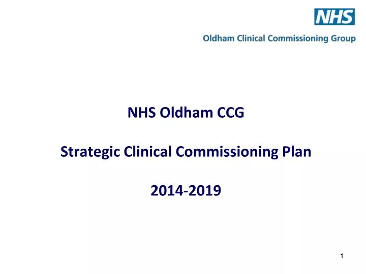 nhs oldham ccg strategic clinical commissioning plan 2014 2019