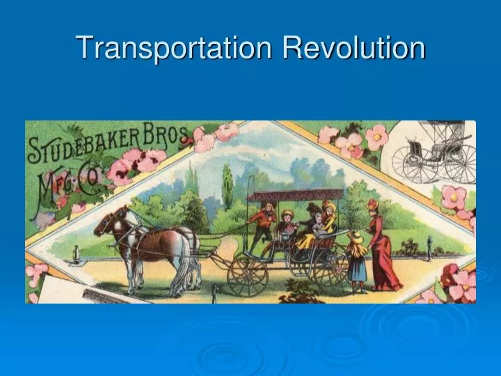 transportation revolution