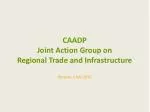 CAADP Joint Action Group on Regional Trade and Infrastructure - slide 1