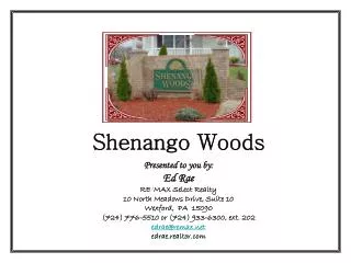 Shenango Woods