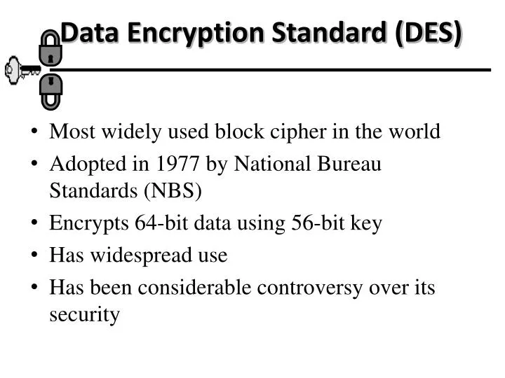 data encryption standard des