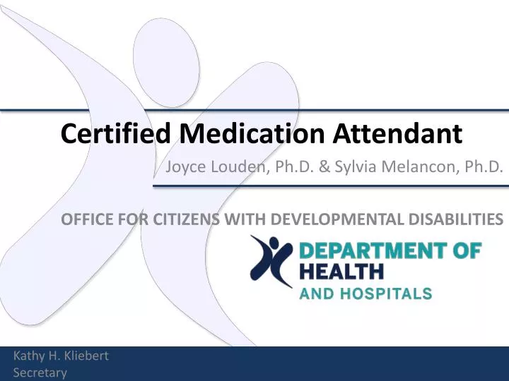 certified medication attendant