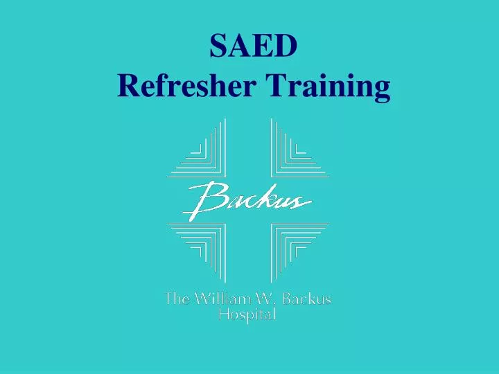 saed refresher training