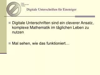 digitale unterschriften f r einsteiger