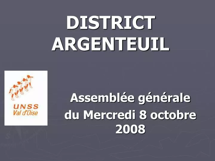 district argenteuil