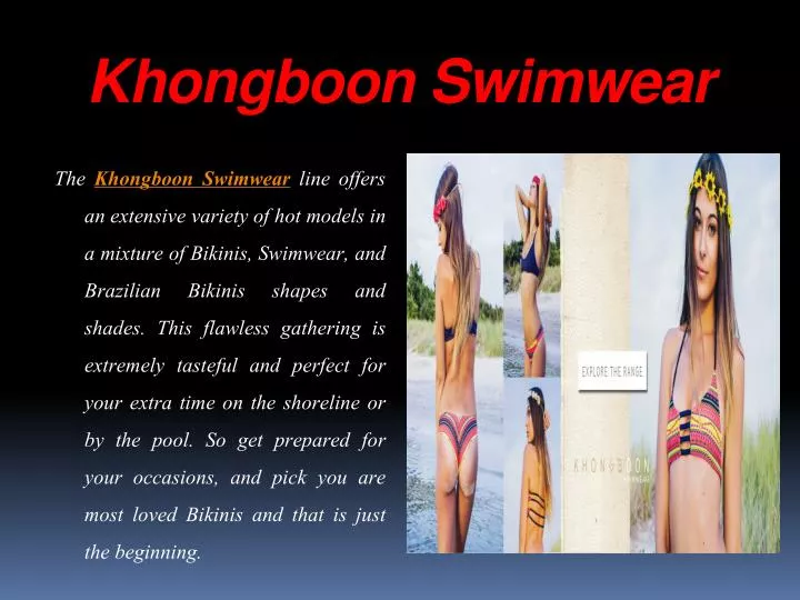 khongboon swimwear
