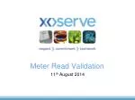 Meter Read Validation - slide 1