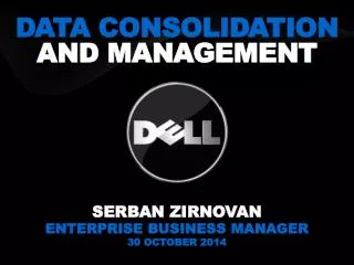 Data Consolidation and Management