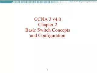 CCNA 3 v4.0 Chapter 2 Basic Switch Concepts and Configuration
