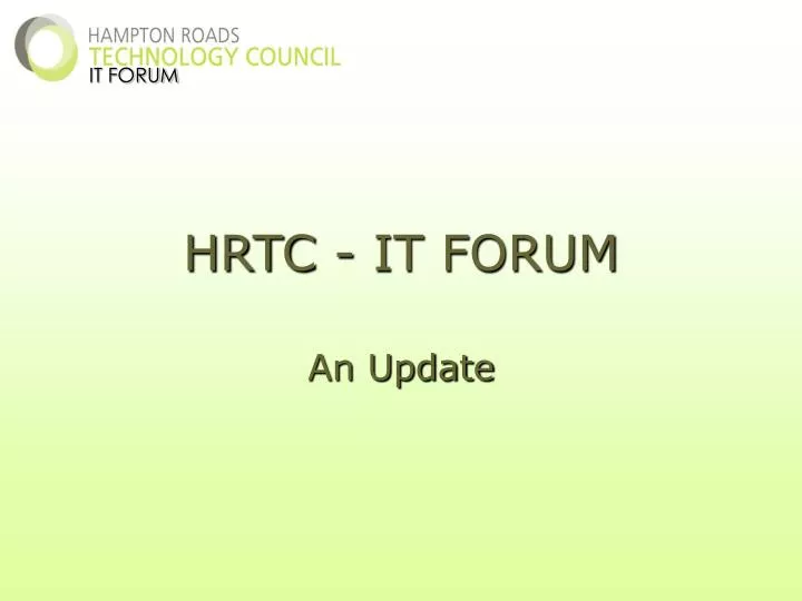 hrtc it forum