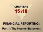 Understanding the Income Statement: Key Components and Non-Typical Reporting - slide 1