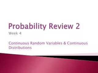 probability review 2