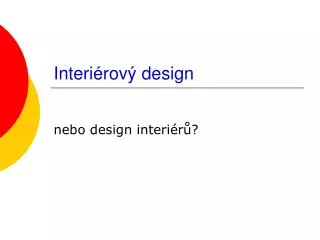 interi rov design