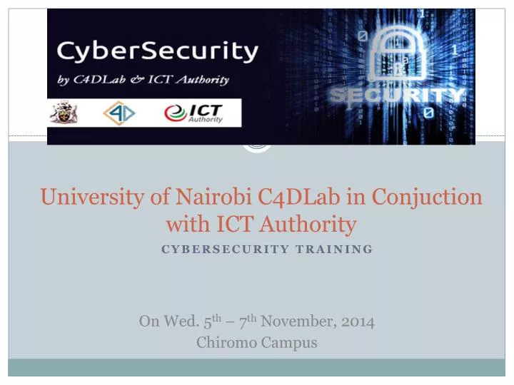 university of nairobi c4dlab in conjuction with ict authority