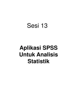 Sesi 13