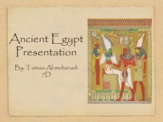 Ancient Egypt Presentation