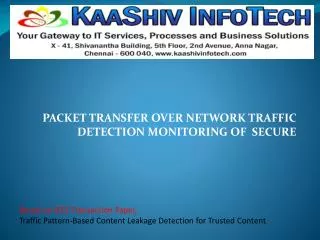 Traffic Pattern-Based Content Leakage Detection for Trusted