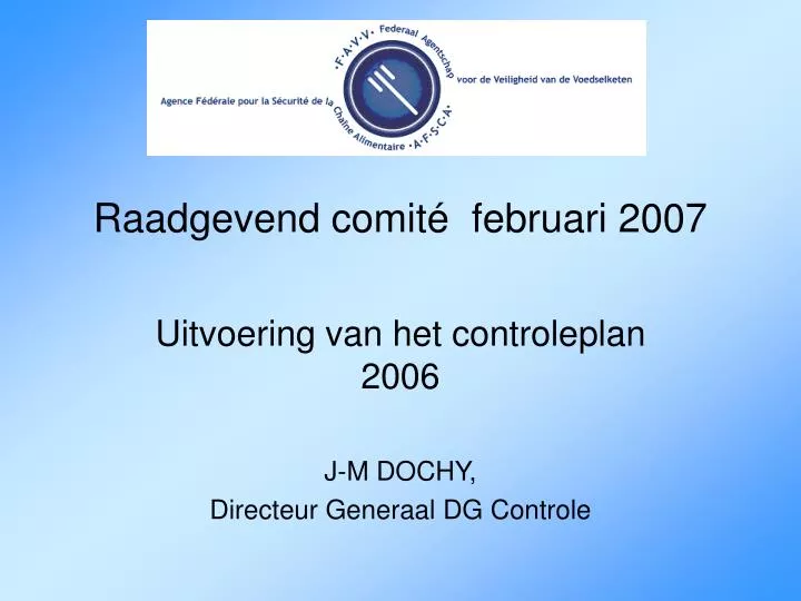 raadgevend comit februari 2007