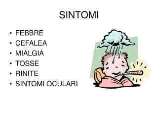sintomi