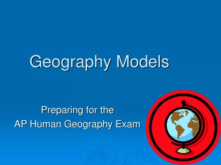 geography models