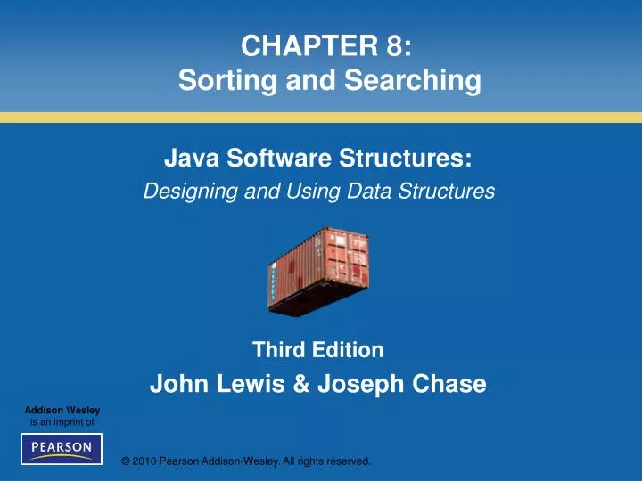 chapter 8 sorting and searching