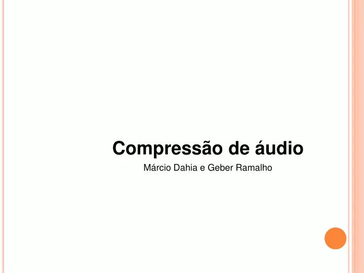 compress o de udio m rcio dahia e geber ramalho