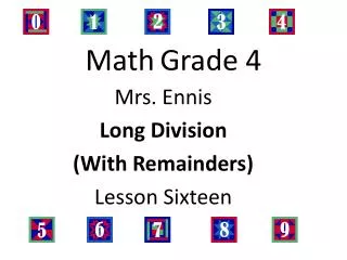 Math Grade 4
