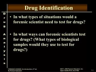 Drug Identification