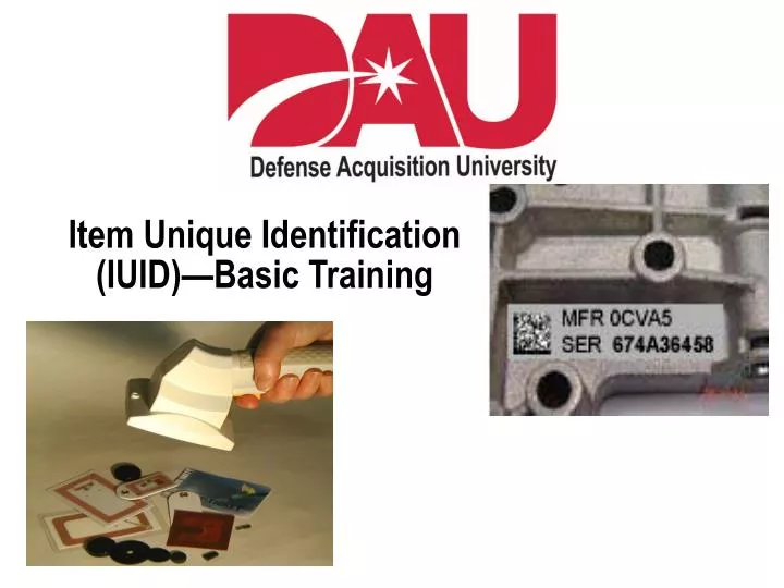 item unique identification iuid basic training
