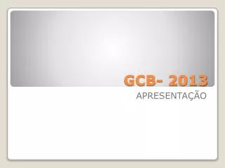 gcb 2013