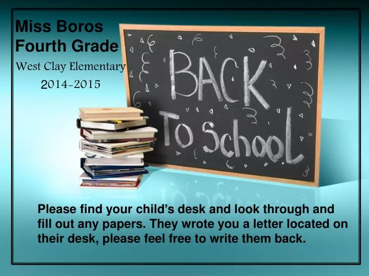 miss boros fourth grade
