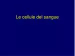 Le cellule del sangue - slide 1