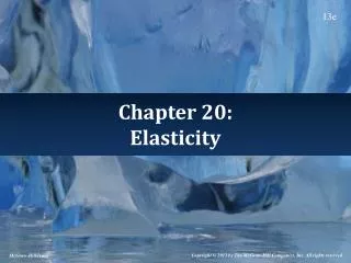 Elasticity