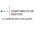 COMPTABILITE DE GESTION - slide 1