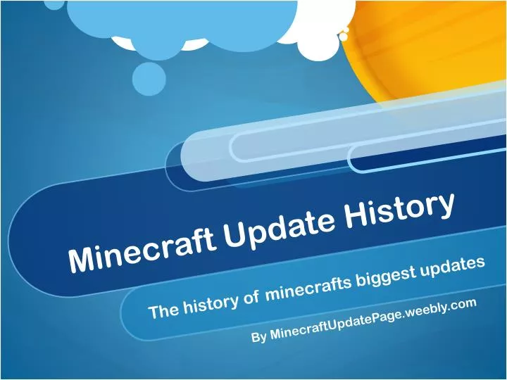 minecraft update history