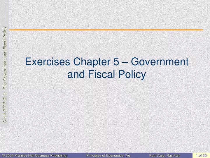 exercises chapter 5 government and fiscal policy