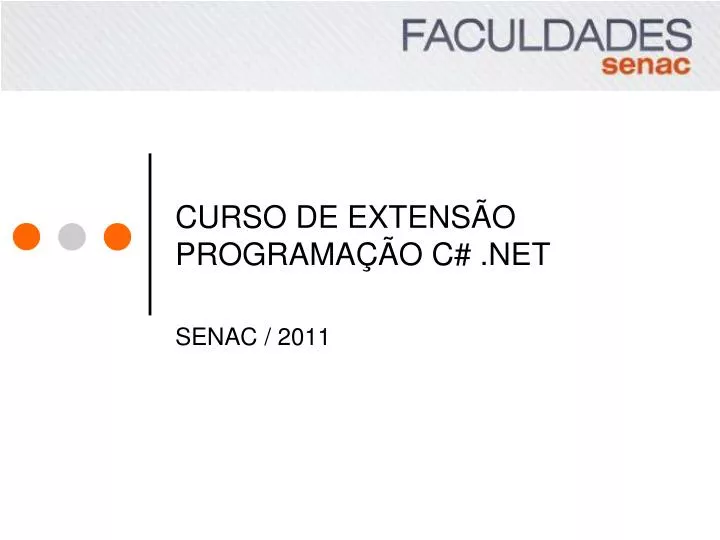 curso de extens o programa o c net