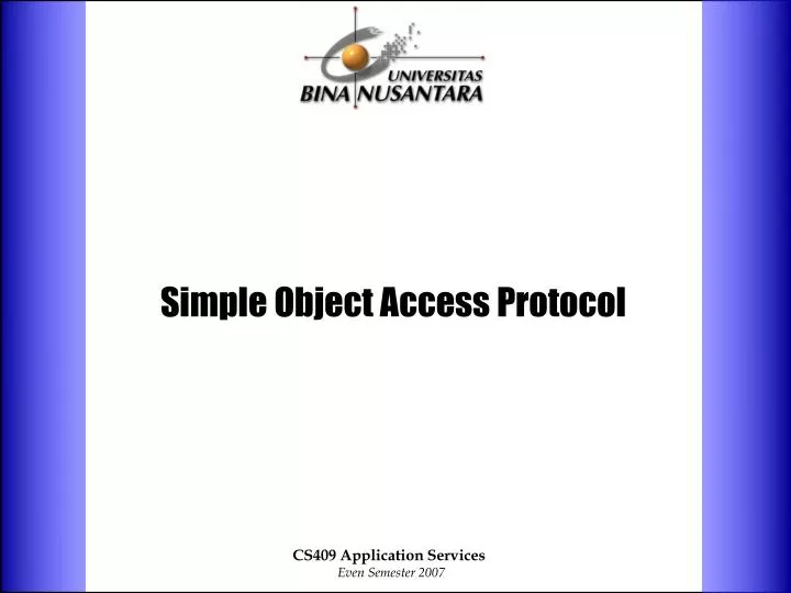 simple object access protocol