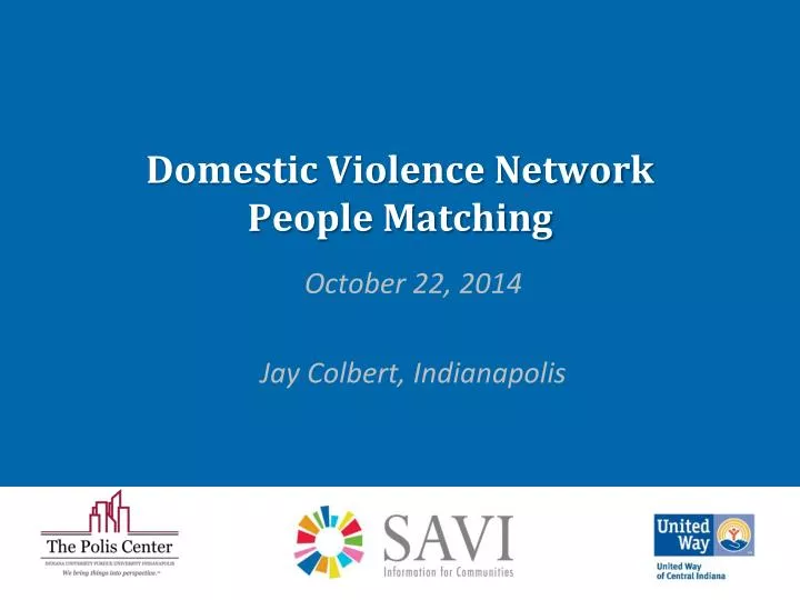 domestic violence network people matching