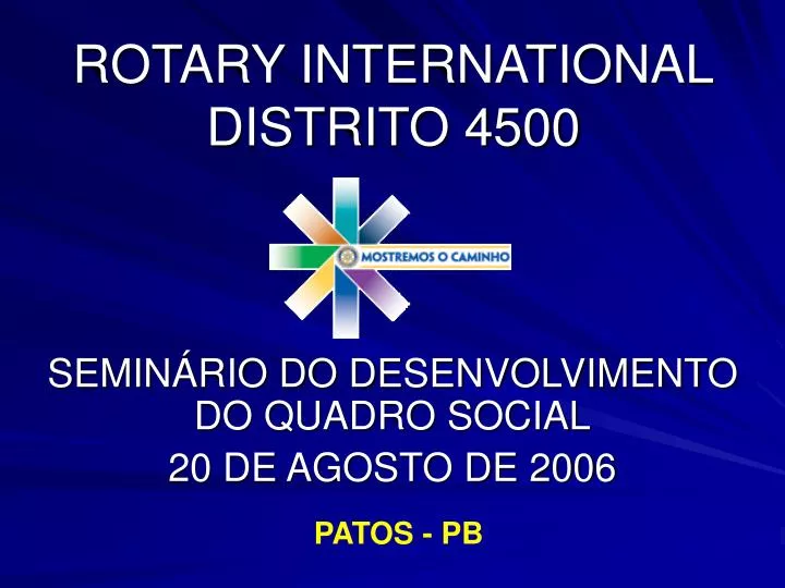 rotary international distrito 4500