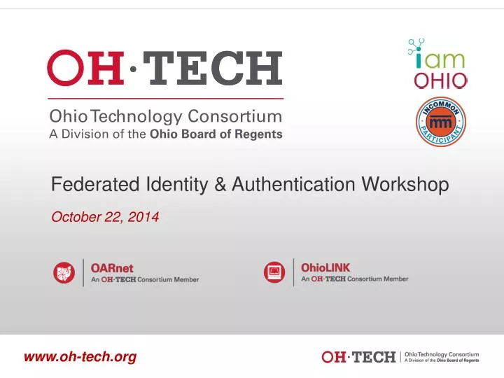 federated identity authentication workshop