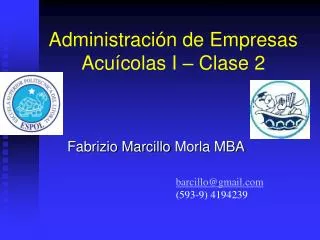 administraci n de empresas acu colas i clase 2
