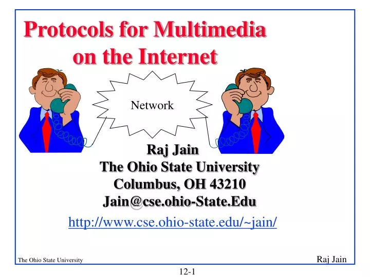 protocols for multimedia on the internet