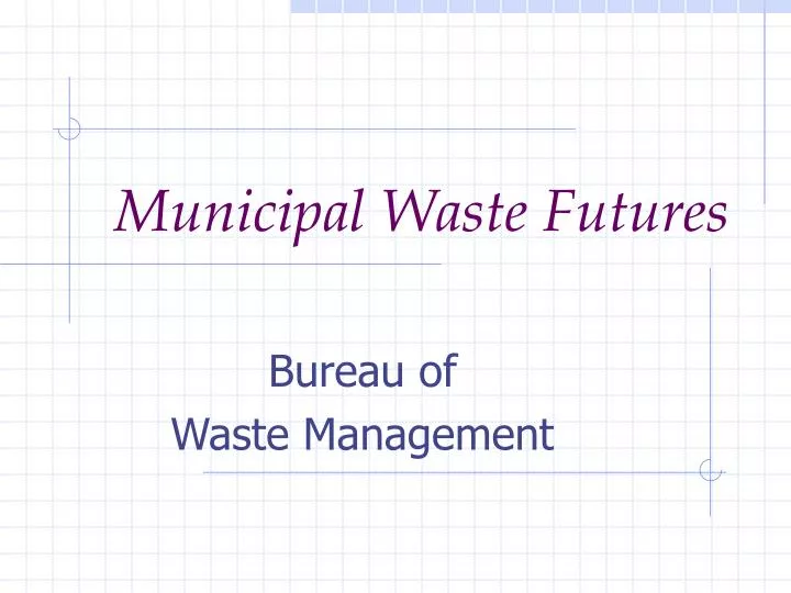 municipal waste futures